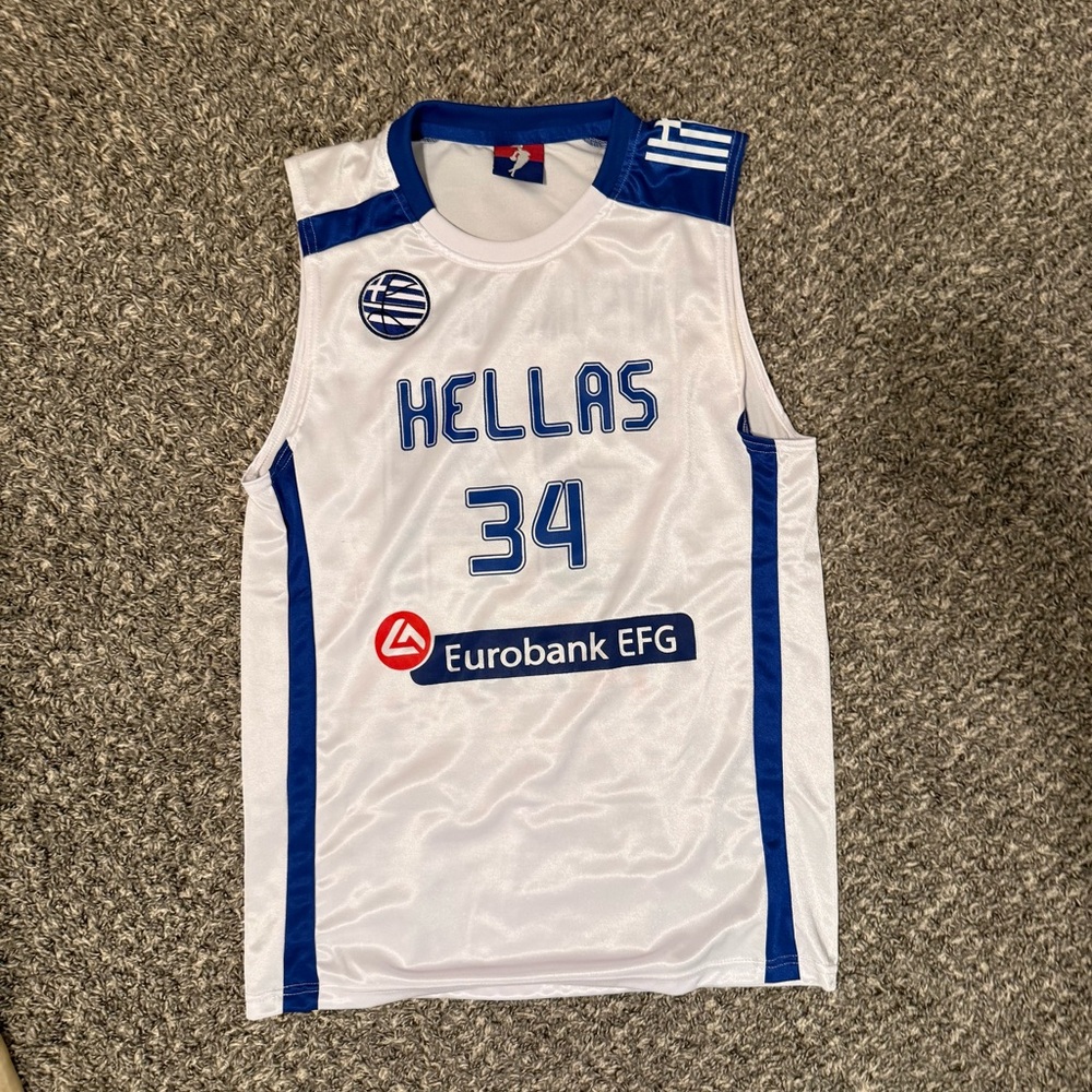 Giannis Antetokounmpo GREEK Basketball Jersey